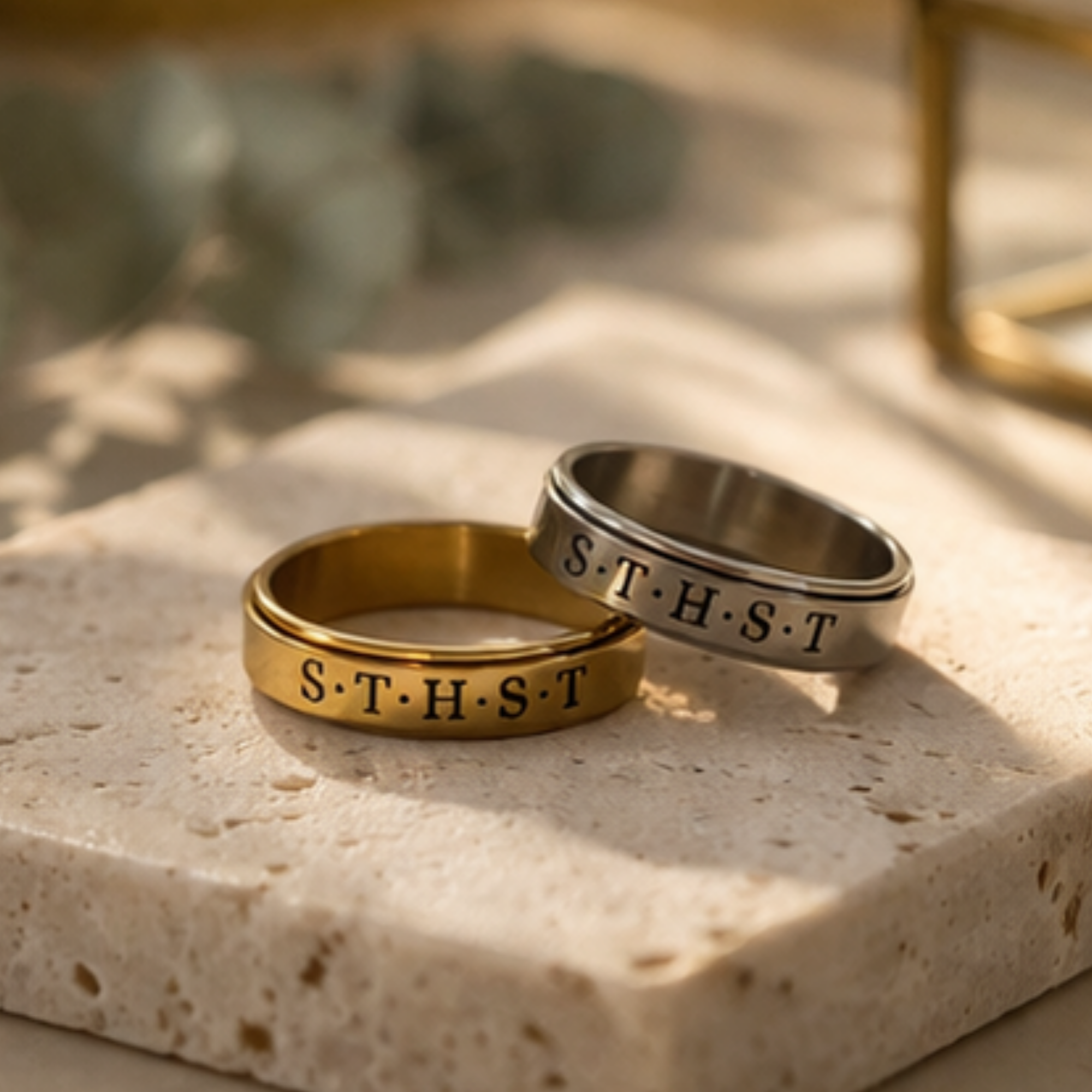 5 Senses Spinner Rings