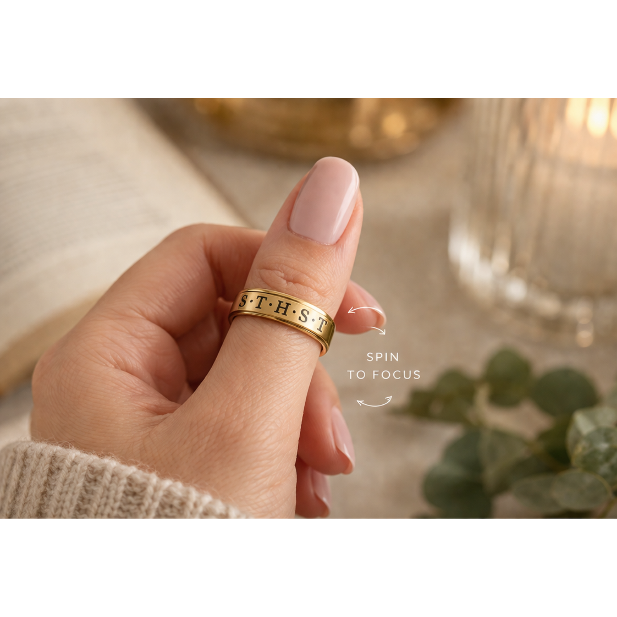5 Senses Spinner Rings